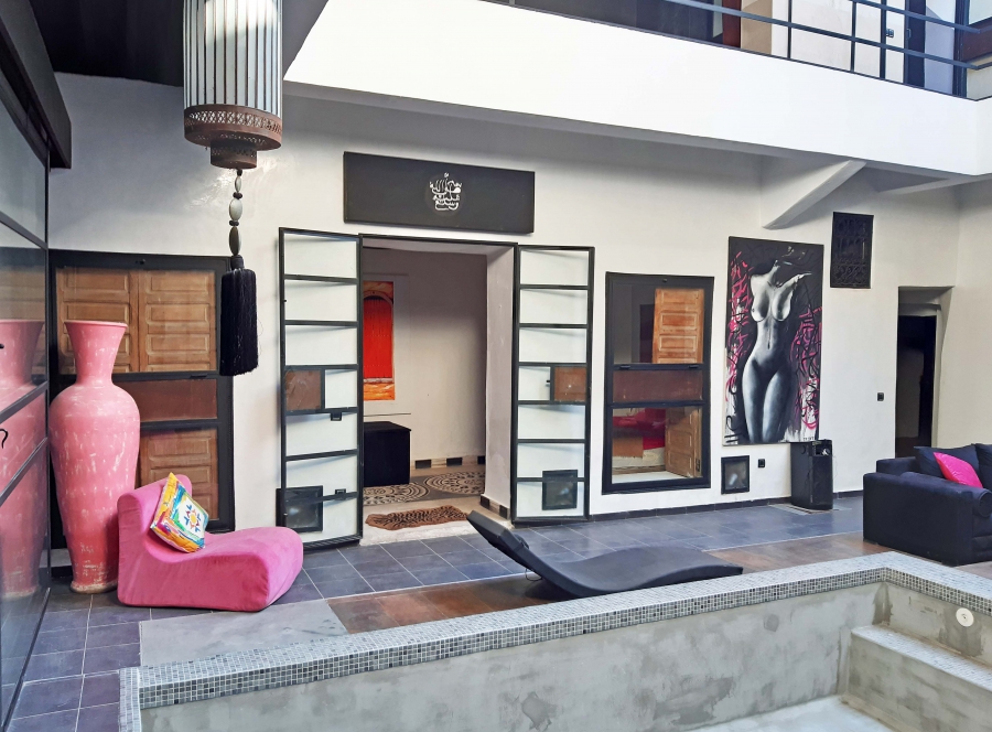 Riad renové à la vente –Quartier Palais Bahia